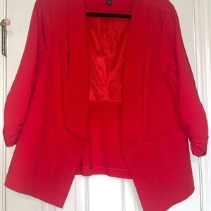 Torrid Vibrant Red Blazer